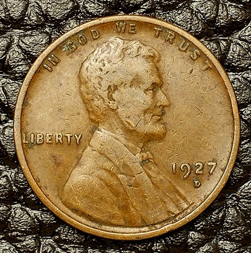 1927-D Lincoln Wheat Cent ~ FINE (F / FN) Condition ~ COMBINED SHIPPING!