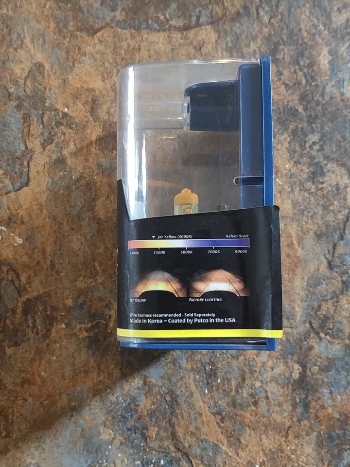 Bombillas halógenas de alto rendimiento puro amarillo azabache H8 Foto 2 de 4