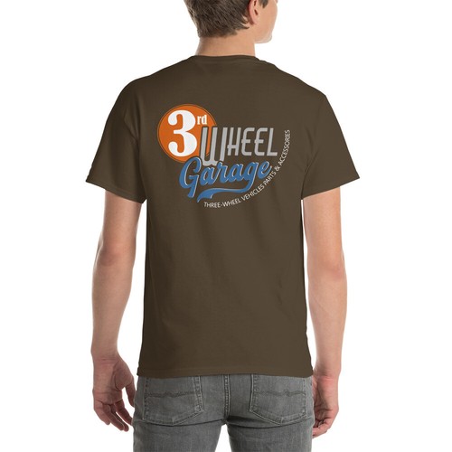 3rd Wheel Garage Short Sleeve T-Shirt - Picture 3 of 3