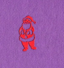 SANTA christmas die cuts scrapbook cards