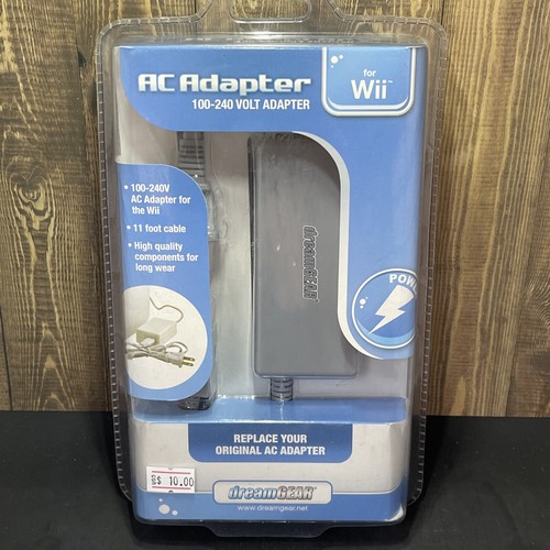 dreamGEAR Wii AC Power Adapter NIB 100-240 Volt - Picture 3 of 9
