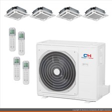 Cooper & Hunter Mini Split Ac Heat Pump Multi 4 Zone 9000 9000 9000 18000 Btu