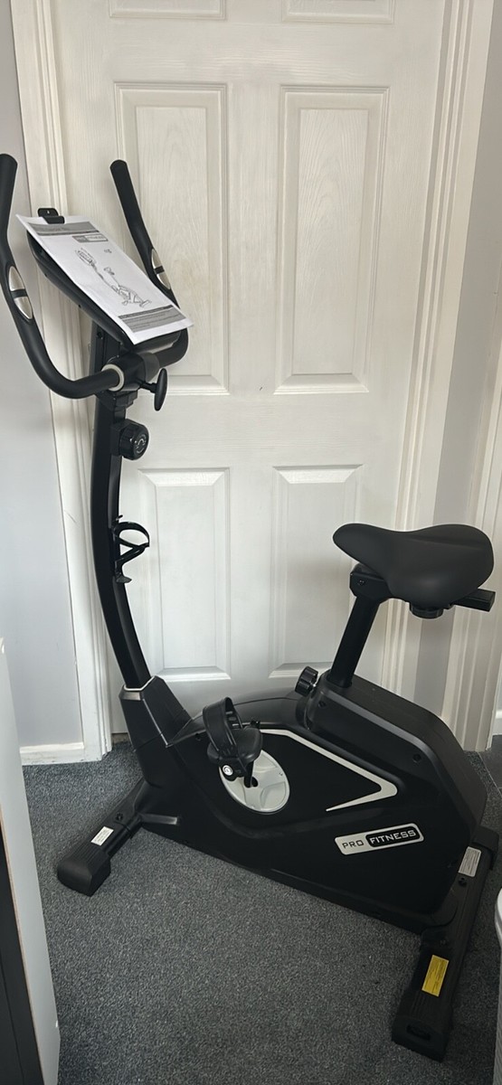 Pro Fitness EB1000 Exercise Bike For Home Cardio Cycling Calories Burn  Screen