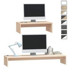 Kiefer Massiv Holz Monitorständer Monitorerhöhung Schreibtischaufsatz Bildschirm