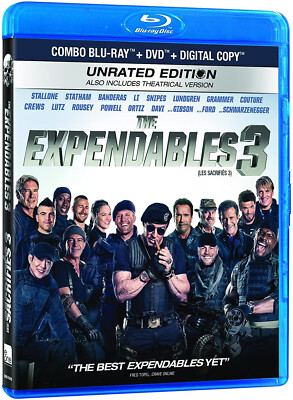 The expendables 3 / Les sacrifiés 3 (Blu-Ray/DVD) with slipcover