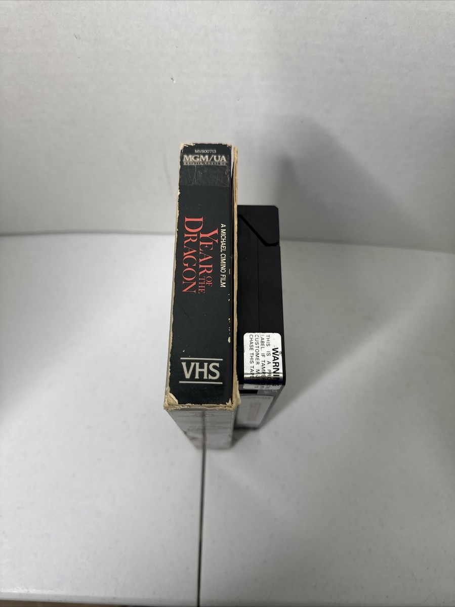 Year of the Dragon VHS Video Tape 1985 1986 MGM VTG Big Book Box