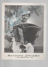 Accord&eacute;on Raymond JOUART Fotografie Auf Karte 13*10 Mit Autogramm