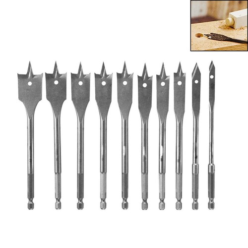 Flat Wood Drill Bits (6-38mm) Walleted Spade Quality Holesaw Machine Bit - Picture 5 of 7