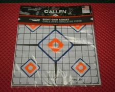 Allen EZ AIM Sight Grid Target 12in x 12in Target Pack of 12 15203