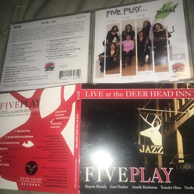 FIVE PLAY 2 Cd Bundle Lot   Plus Live at the Deer Head Inn CD, 2015)