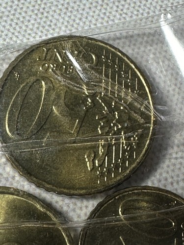 10,20 And 50 Cent Euro Coin 2002 Greece Lot Of 3 Coins - Picture 3 of 8