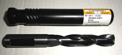 1.Stk.VHM GÜHRING BOHRER 5611-15,00 DIN6537L R-RT1 D=15,0 5XD MIT IK ***Neu***