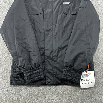 Sims Snowboarding Jacket Womens L Black Full Zip Hooded