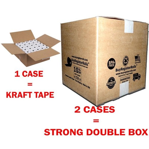 2 1/4" (57MM) x 675 FT, HEAVY WEIGHT ATM THERMAL RECEIPT PAPER 80 GSM (8 ROLLS) - Picture 6 of 8