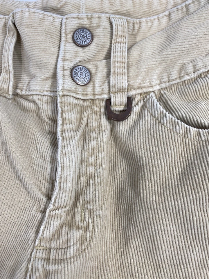 Girl Size 8 Jeans Tan Corduroy 100% Cotton Boot Slit Canyon River Blues - Image 3 of 4