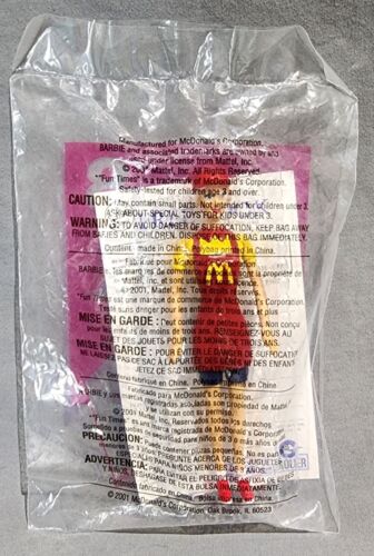 2001: Mattel McDonalds Mitarbeiter Fun Time Barbie Puppe Figur 5 Zoll Happy Meal Preis - Bild 3 von 4