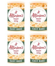 Allinson's Easy Bake Yeast Tin 100g PACK OF 4
