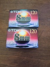 TDK MP Premium 8mm 120min Video Camcorder Cassette Tape P6-120HS