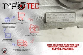 Turbolader 806291-2 968612068005 968612068006 Citroen Ford Peugeot Volvo 1.6 Y65