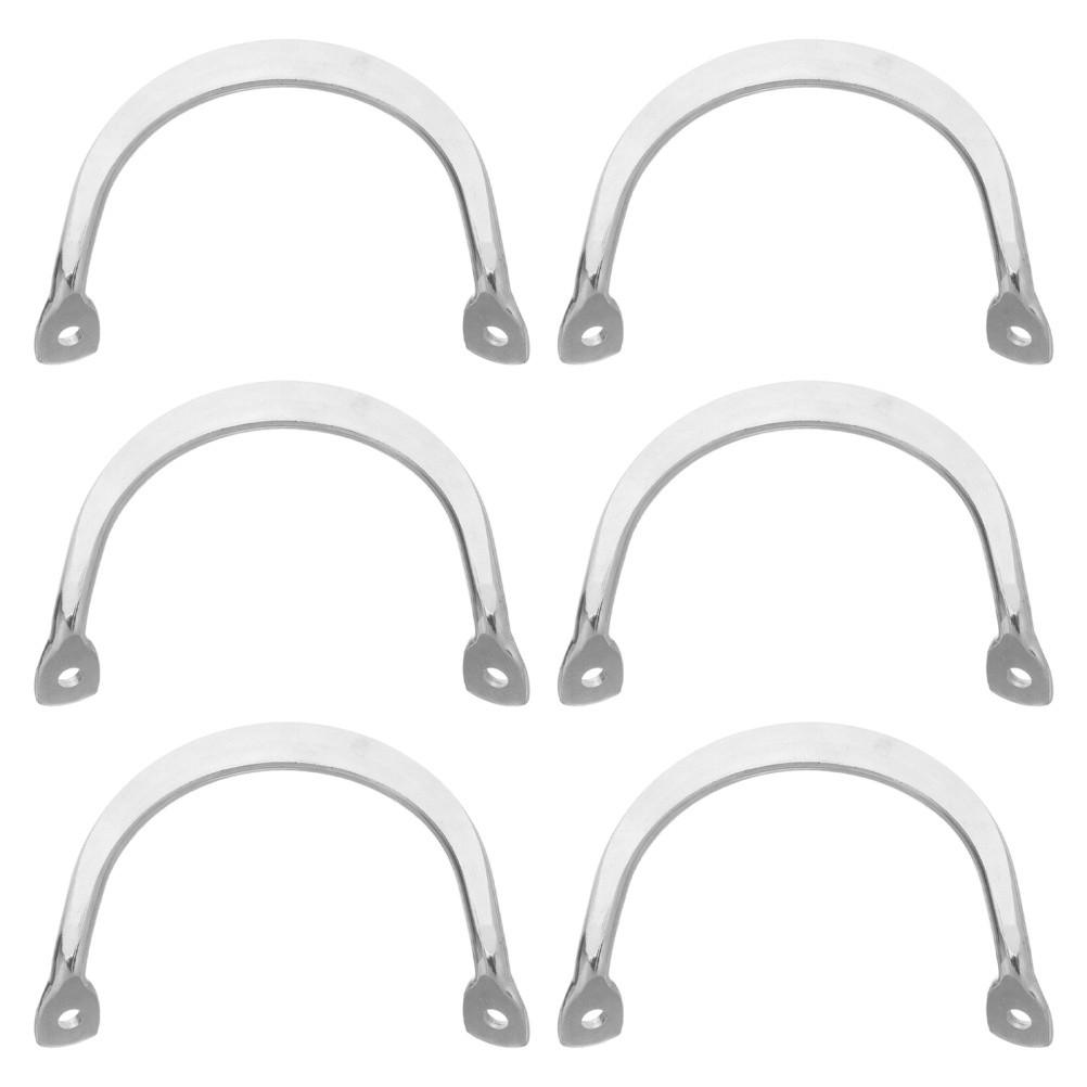 6 Pcs Stainless Steel Pan Handles Sauce Pot Ear Holder Replacement Side