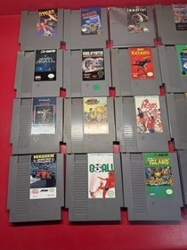 LOT OF 20 NINTENDO NES GAMES CLEANED TESTED AND WORKING
