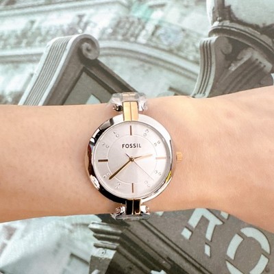 Fossil Kerrigan BQ3341 Three-Hand Two-Tone Stainless Steel Watch