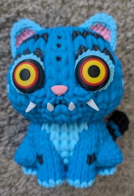 3D Print ''Failed'' KPop Demon Hunter Blue Derpy Tiger Chibi PLA Figure