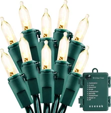 ASENEK Christmas Lights - Battery Operated String Lights 50 LED String Lights...