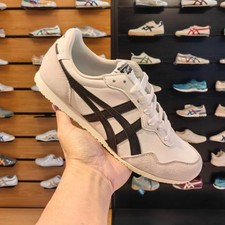 Onitsuka Tiger SERRANO 1183B400-200 Beige Black Unisex Sneakers Casual Shoes