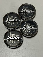 Jeu de 4 capuchons centraux de 3 roues Weds Kranze Cerberus noir