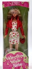 1998 Valentine Style Barbie Puppe / Target Special Edition / Mattel 20465, NrfB