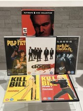 Tarantino 6 Disk Collection Kill Bill Reservoir Dogs Pulp Fiction Jackie Brown