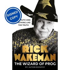Signed Book - The Wizard of Prog by Rick Wakeman First Edition 1st Print