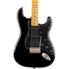 Squier Classic Vibe '70s Stratocaster HSS Maple FB Guitar Black 197881399023 RF