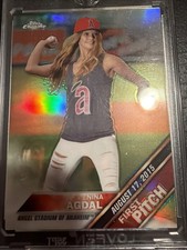 2016 Topps Chrome - First Pitch Nina Agdal #FPC-15 