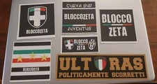 Ultras Juventus Adesivi bloccozeta No Fighters Nab (5 pezzi)