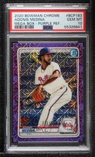 2020 Bowman Chrome Mega Box Purple Mojo Refractor /250 Adonis Medina PSA 10 0i76