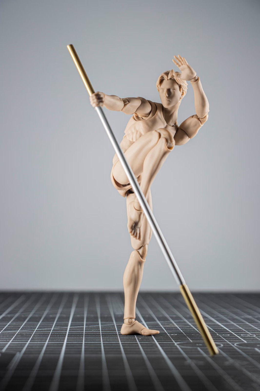 US 1:12 Mirrfig MF001 Muscle Super Flexible Joint Body 6" Male White Figure Body
