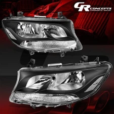 Black/Clear Headlight For 2019-2022 Mercedes-Benz Sprinter 1500 2500 3500 4500
