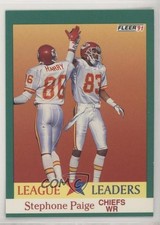 1991 Fleer League Leaders Stephone Paige #413 5ta