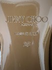 NEW Jimmy Choo Brown Suede Slingback Heels Pointed Toe Buckle Logo US 7.5 — photo 5