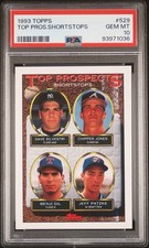 1993 Topps #529 Chipper Jones PSA 10 Gem Mint