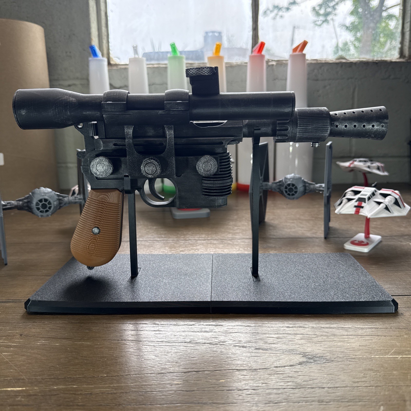 Han Solo Blaster DL-44 Inspired Replica, Star Wars , Full Size Cosplay