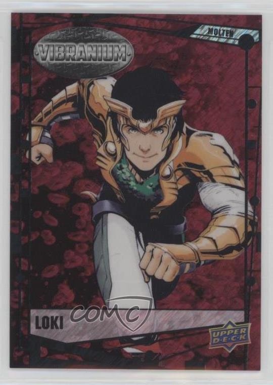 2015 Upper Deck Marvel Vibranium Molten Vibranium 47/299 Loki #68 0kg8