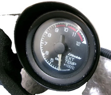 Jdm Trust Greddy Ext Temp Gauge 52mm Exhaust Meter 2s2-1018 No Light Used