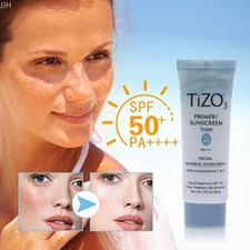Tizo 3 Mineral Tinted Facial Primer Sunscreen SPF 40 PA 1.75 OZ Non Chemical.