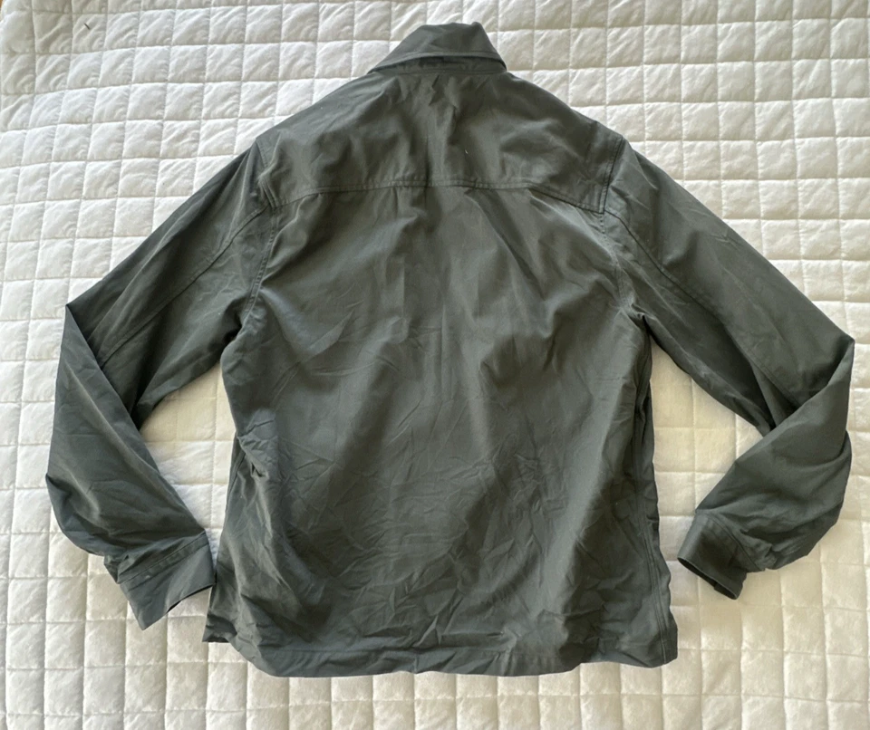 Куртка мужская REISS большая зеленая куртка Gemini легкая хлопковая смесь универсальная - Изображение 3 из 4