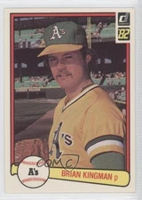 1982 Donruss Brian Kingman #87