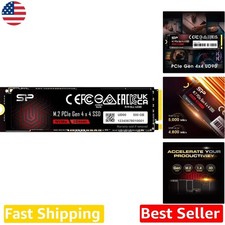 500GB Silicon Power NVMe M.2 PCIe 4.0 SSD 5-