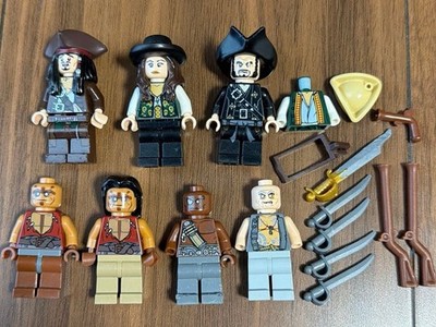 LEGO Pirates of the Caribbean Queen Anne's Revenge 4195 Used Figures Only